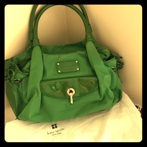 Kate Spade Green Nylon Bag